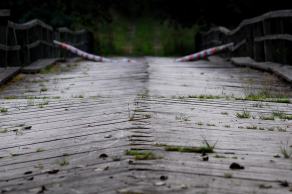 #463 Ailing bridge - Głusko, Drawieński Park Narodowy (PL), August 2015