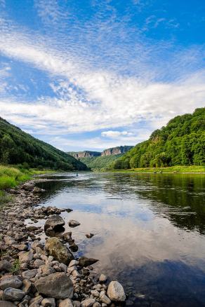 On the Elbe Cycle Path - Děčín (CZ), August 2017