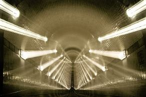 #177 Tunnel Light Rays - Hamburg (DE), September 2008
