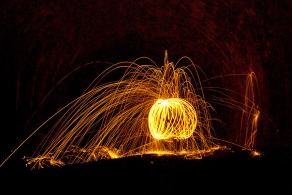 First Fire Orbs #1, Gevelsberg, Mai 2012