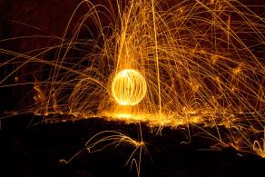 First Fire Orbs #2, Gevelsberg, Mai 2012