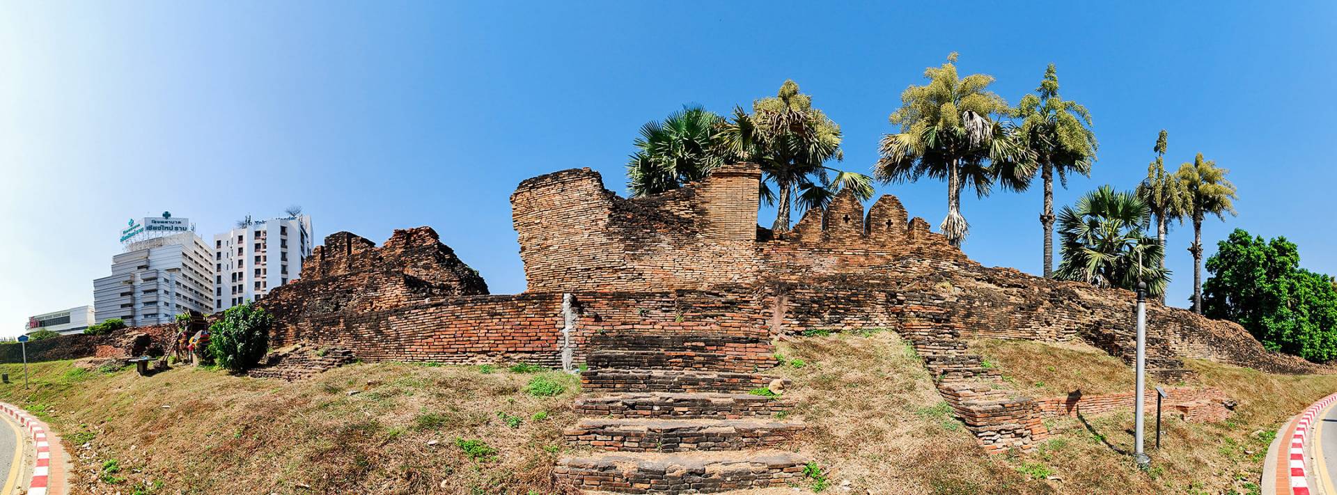 Nordwestliche Bastion der Stadtbefestigung von Chiang Mai