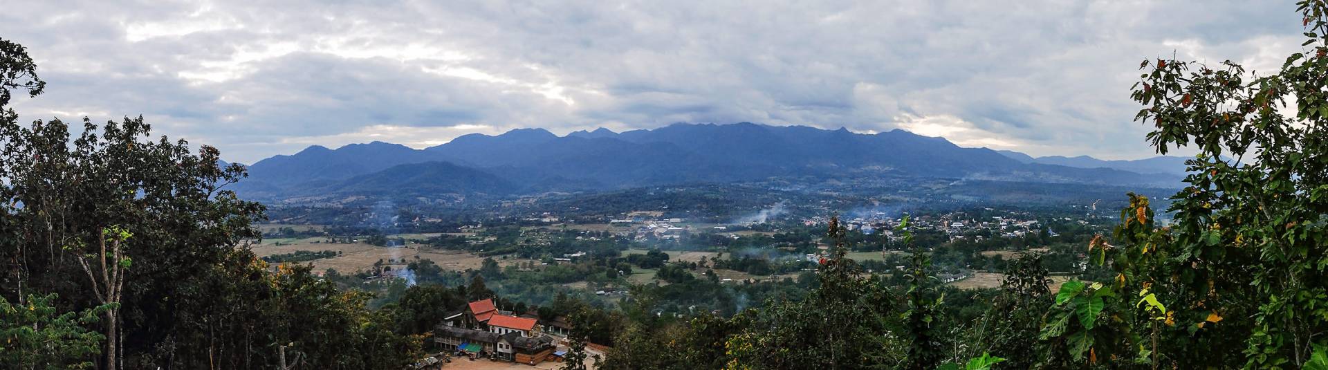 View form Wat Phra That Mae Yen White Buddha