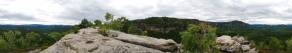 Blick vom Winterstein (Hinteres Raubschloss) | Nationalpark Sächsische Schweiz, Bad Schandau, August 2017