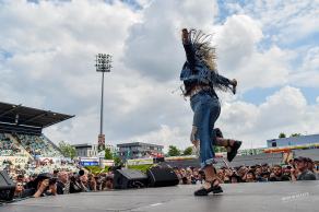 Thundermother live@BOBfest 2025 #4, SparkassenPark Mönchengladbach, July 2025