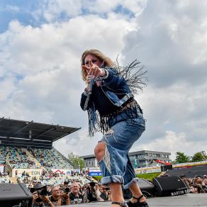 Thundermother live@BOBfest 2025 #5, SparkassenPark Mönchengladbach, July 2025